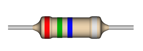 resistor colour code example