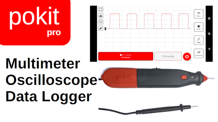 Pokit pro - smart phone multimeter, oscilloscope and data logger