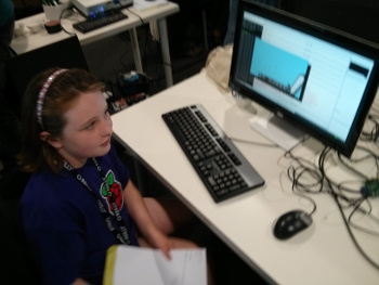 Programming Minecraft using Python at the PyconUK Raspberry Jam