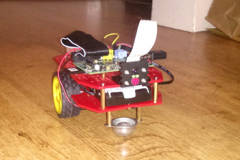 Raspberry Pi powered Ruby Robot (Magician Chassis)
