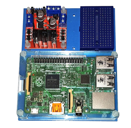 Raspberry Pi with L298N motor controller board