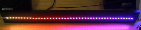PixelStrip / NeoPixel RGB colour LED strip for discos and parties