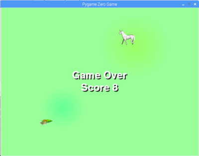 Screen shot Raspberry Pi Picade Compass Game