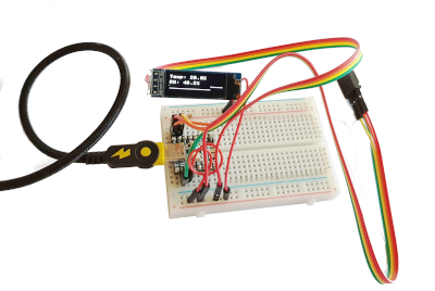 Raspberry Pi Pico Temperature Display project