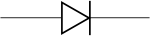 Circuit symbol for diode