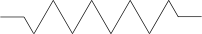 US circuit symbol for resistor