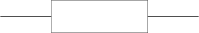 ISO / European circuit symbol for resistor