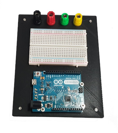 Electronics Breadboard holder for Arduino