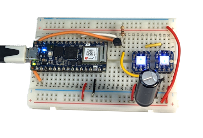 Arduino Nano RP2040 with RGB LEDs (NeoPixels)