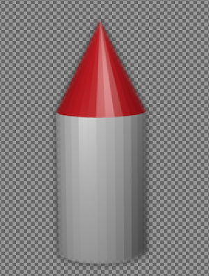 Sprite for Python Pygame Zero programming created using Blender